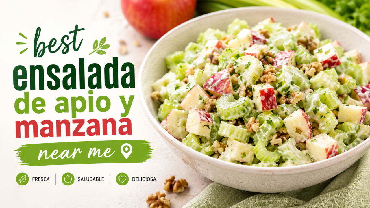 Best Ensalada de Apio y Manzana Near Me