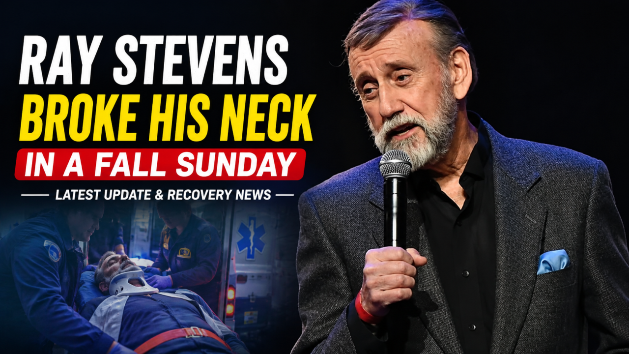 ray stevens broke his neck in a fall sunday
