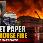 toilet paper warehouse fire